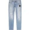 Dolce & Gabbana Distressed Skinny Jeans S9001-COMBINED COLO Tapered Jeans