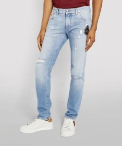 Dolce & Gabbana Distressed Skinny Jeans S9001-COMBINED COLO Tapered Jeans 8 Dolce & Gabbana Distressed Skinny Jeans S9001-COMBINED COLO Tapered Jeans -Dolce & Gabbana online Store dolce gabbana distressed skinny jeans 15175730 25865896 1000