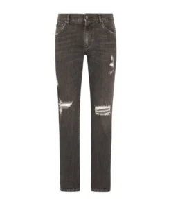 Dolce & Gabbana Distressed Skinny Jeans S9001-COMBINED COLOU Slim Jeans