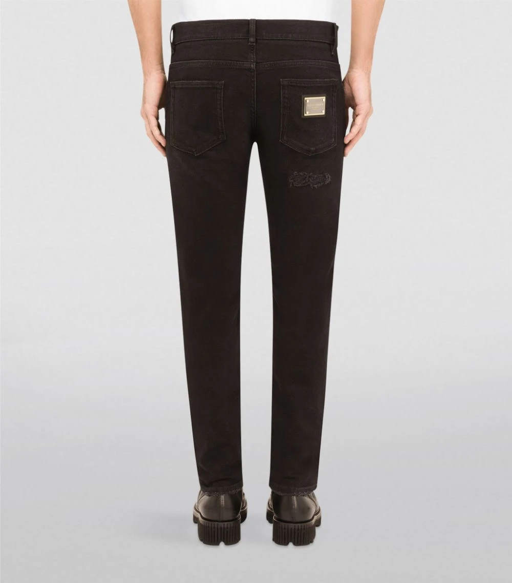Dolce & Gabbana Distressed Slim Jeans S9001-COMBINED COL 3 Dolce & Gabbana Distressed Slim Jeans S9001-COMBINED COL - Image 3