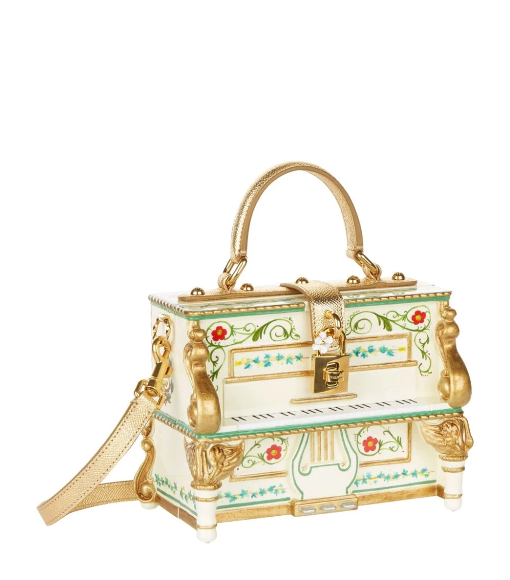 Dolce & Gabbana Dolce Box Piano Bag 8B034-MULTICOLOR/G Top Handle Bags 1 Dolce & Gabbana Dolce Box Piano Bag 8B034-MULTICOLOR/G Top Handle Bags