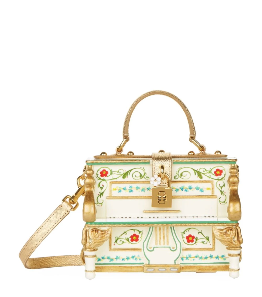 Dolce & Gabbana Dolce Box Piano Bag 8B034-MULTICOLOR/G Top Handle Bags 3 Dolce & Gabbana Dolce Box Piano Bag 8B034-MULTICOLOR/G Top Handle Bags - Image 3