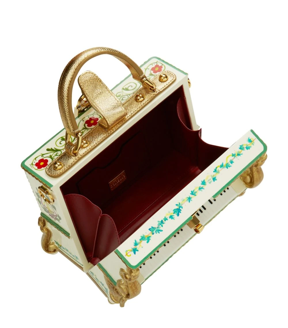 Dolce & Gabbana Dolce Box Piano Bag 8B034-MULTICOLOR/G Top Handle Bags 4 Dolce & Gabbana Dolce Box Piano Bag 8B034-MULTICOLOR/G Top Handle Bags - Image 4