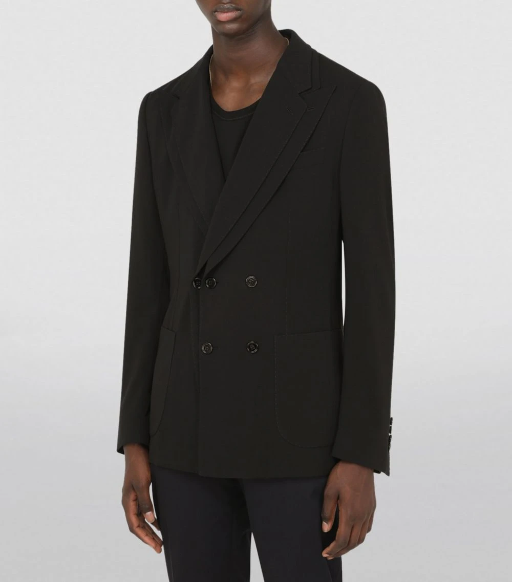 Dolce & Gabbana Double-Breasted Suit Jacket N0000-BLACK Jackets 6 Dolce & Gabbana Double-Breasted Suit Jacket N0000-BLACK Jackets - Image 6