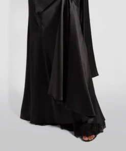 Dolce & Gabbana Draped Silk Gown N0000-BLACK Gowns 10 Dolce & Gabbana Draped Silk Gown N0000-BLACK Gowns -Dolce & Gabbana online Store dolce gabbana draped silk gown 15206328 37476533 1000