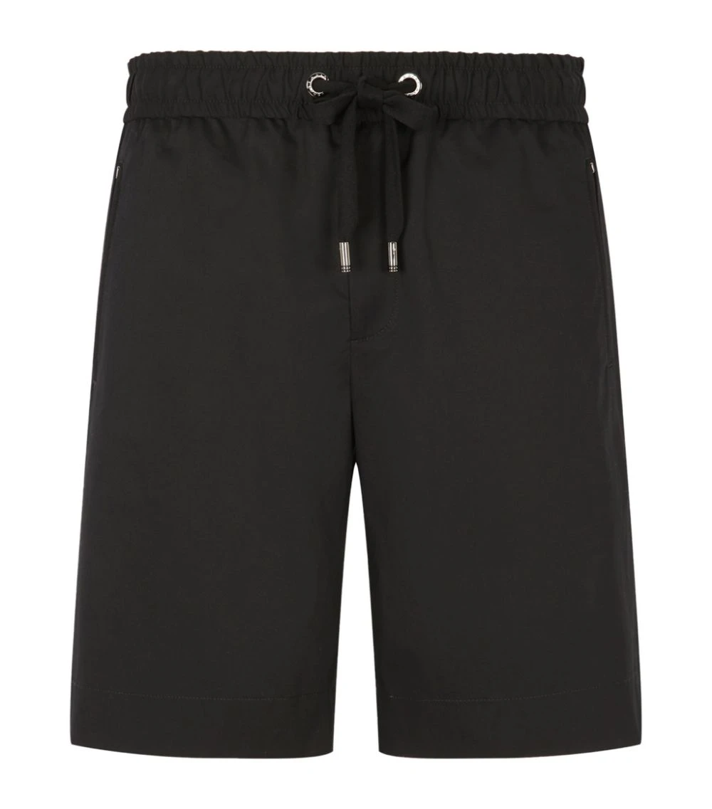 Dolce & Gabbana Drawstring Sweatshorts N0000-BLACK 1 Dolce & Gabbana Drawstring Sweatshorts N0000-BLACK