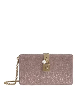 Dolce & Gabbana Embellished Box Clutch 8I451-MALVA/VINTAGE Mini Bags