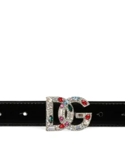 Dolce & Gabbana Embellished DG Logo Belt 80999-BLACK Belts 7 Dolce & Gabbana Embellished DG Logo Belt 80999-BLACK Belts -Dolce & Gabbana online Store dolce gabbana embellished dg logo belt 17630065 37205572 1000