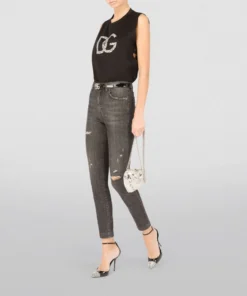 Dolce & Gabbana Embellished DG Logo Belt 80999-BLACK Belts 6 Dolce & Gabbana Embellished DG Logo Belt 80999-BLACK Belts -Dolce & Gabbana online Store dolce gabbana embellished dg logo belt 17630065 37205577 1000