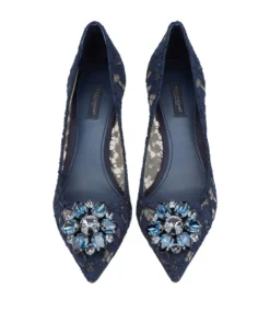 Dolce & Gabbana Embellished Lace Rosa Pumps 60 NAVY Courts -Dolce & Gabbana online Store dolce gabbana embellished lace rosa pumps 60 15126105 25797800 1000