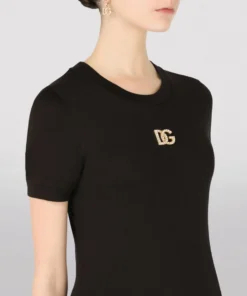 Dolce & Gabbana Embellished-Logo T-Shirt N0000-BLACK T-shirts 9 Dolce & Gabbana Embellished-Logo T-Shirt N0000-BLACK T-shirts -Dolce & Gabbana online Store dolce gabbana embellished logo t shirt 17293440 35342828 1000