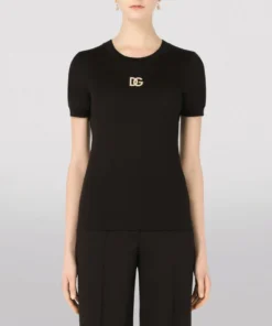 Dolce & Gabbana Embellished-Logo T-Shirt N0000-BLACK T-shirts 7 Dolce & Gabbana Embellished-Logo T-Shirt N0000-BLACK T-shirts -Dolce & Gabbana online Store dolce gabbana embellished logo t shirt 17293440 35344017 1000