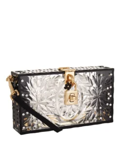 Dolce & Gabbana Embellished Plexiglass Box Clutch MULTI Shoulder Bags -Dolce & Gabbana online Store dolce gabbana embellished plexiglass box clutch 14863728 26705552 1000