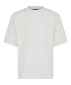 Dolce & Gabbana Embossed Logo T-Shirt HASNW-LOGO BCO F.BCO Printed T-Shirts