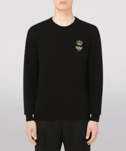 Dolce & Gabbana Embroidered Bee Sweater N0000-BLACK Jumpers 8 Dolce & Gabbana Embroidered Bee Sweater N0000-BLACK Jumpers -Dolce & Gabbana online Store dolce gabbana embroidered bee sweater 17087680 34218986 1000