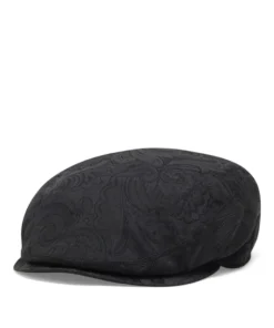 Dolce & Gabbana Embroidered Flat Cap N0000-BLACK Caps