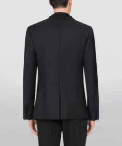 Dolce & Gabbana Embroidered-Lapel Tailored Jacket N0000-BLACK Jackets 9 Dolce & Gabbana Embroidered-Lapel Tailored Jacket N0000-BLACK Jackets -Dolce & Gabbana online Store dolce gabbana embroidered lapel tailored jacket 15930616 29373241 1000