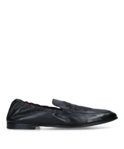 Dolce & Gabbana Embroidered Leather Loafers BLACK 6 Dolce & Gabbana Embroidered Leather Loafers BLACK -Dolce & Gabbana online Store dolce gabbana embroidered leather loafers 16313238 31886632 1000