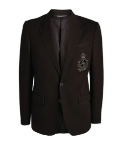 Dolce & Gabbana Embroidered Logo Blazer MULTI Blazers