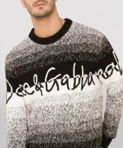 Dolce & Gabbana Embroidered Logo Sweater S9000-COMBINED COLOU Jumpers -Dolce & Gabbana online Store dolce gabbana embroidered logo sweater 17293345 35344539 1000
