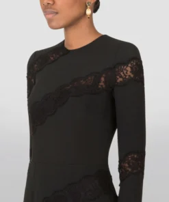 Dolce & Gabbana F6J4NTFURDV1-DRESS N0000-BLACK Midi Dresses -Dolce & Gabbana online Store dolce gabbana f6j4ntfurdv1 dress 15877153 29143201 1000