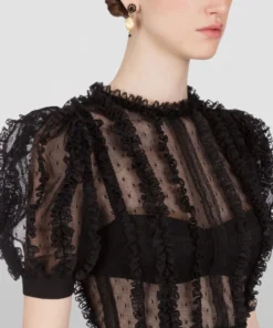 Dolce & Gabbana F6K0YTFUSLR1-DRESS N0000-BLACK Mini Dresses -Dolce & Gabbana online Store dolce gabbana f6k0ytfuslr1 dress 15877149 29142501 1000