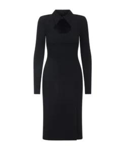Dolce & Gabbana F6K3BTFURDV1-DRESS N0000-BLACK Midi Dresses
