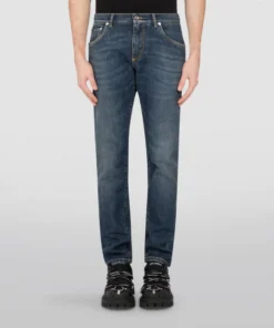 Dolce & Gabbana Faded Skinny Jeans S9001-COMBINED COLOU Slim Jeans -Dolce & Gabbana online Store dolce gabbana faded skinny jeans 15965867 29569171 1000