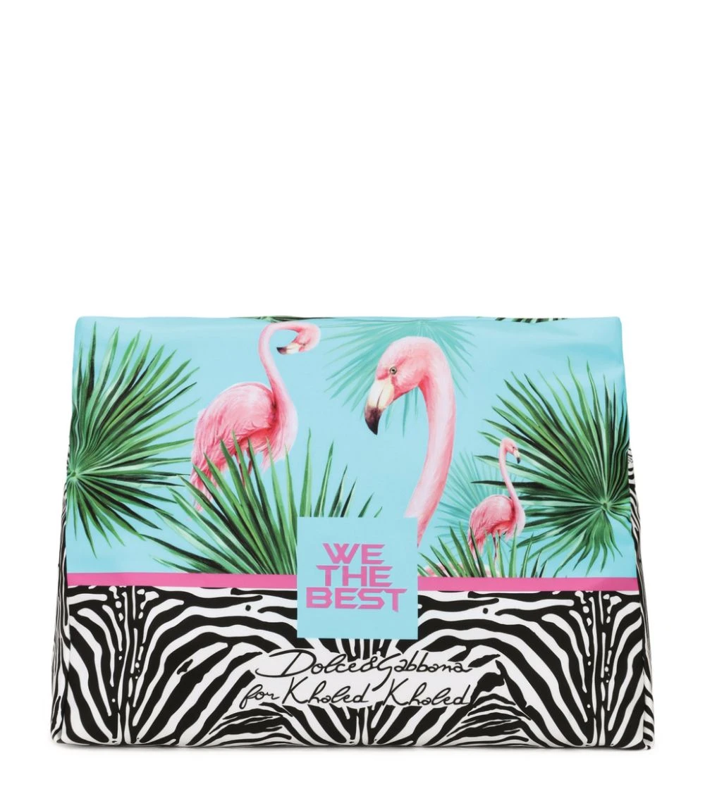Dolce & Gabbana Flamingo Print Pouch Bag 80995-MULTICOLOUR Messenger Bags 1 Dolce & Gabbana Flamingo Print Pouch Bag 80995-MULTICOLOUR Messenger Bags