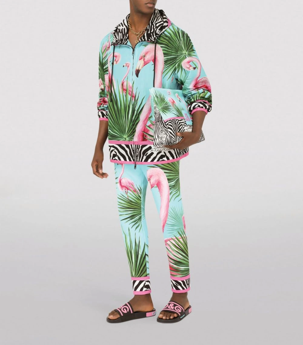 Dolce & Gabbana Flamingo Print Pouch Bag 80995-MULTICOLOUR Messenger Bags 2 Dolce & Gabbana Flamingo Print Pouch Bag 80995-MULTICOLOUR Messenger Bags - Image 2