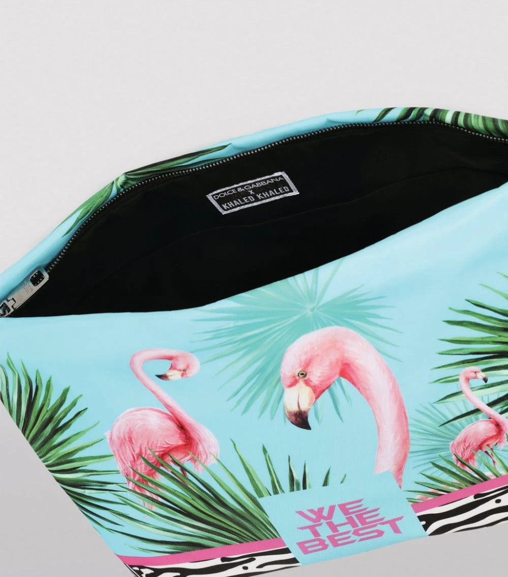 Dolce & Gabbana Flamingo Print Pouch Bag 80995-MULTICOLOUR Messenger Bags 6 Dolce & Gabbana Flamingo Print Pouch Bag 80995-MULTICOLOUR Messenger Bags - Image 6