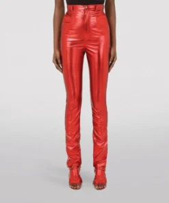 Dolce & Gabbana Foil-Effect Skinny Trousers R2243-DARK BORDEAUX Tailored Trousers 10 Dolce & Gabbana Foil-Effect Skinny Trousers R2243-DARK BORDEAUX Tailored Trousers -Dolce & Gabbana online Store dolce gabbana foil effect skinny trousers 17660561 36844408 1000