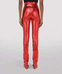Dolce & Gabbana Foil-Effect Skinny Trousers R2243-DARK BORDEAUX Tailored Trousers 11 Dolce & Gabbana Foil-Effect Skinny Trousers R2243-DARK BORDEAUX Tailored Trousers -Dolce & Gabbana online Store dolce gabbana foil effect skinny trousers 17660561 36845505 1000
