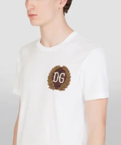 Dolce & Gabbana G8KBAZG7XIQ1-T-SHIRT W0800-OPTICAL WHITE Logo T-Shirts 9 Dolce & Gabbana G8KBAZG7XIQ1-T-SHIRT W0800-OPTICAL WHITE Logo T-Shirts -Dolce & Gabbana online Store dolce gabbana g8kbazg7xiq1 t shirt 15781446 28696705 1000