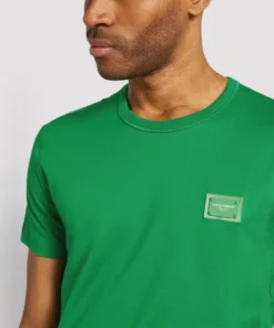 Dolce & Gabbana G8KJ9TFU7EQ1-T-SHIRT V0396-BRIGHT GREEN Logo T-Shirts -Dolce & Gabbana online Store dolce gabbana g8kj9tfu7eq1 t shirt 15176002 25865895 1000