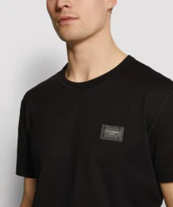 Dolce & Gabbana G8KJ9TFU7EQ1-T-SHIRT N0000-BLACK Logo T-Shirts -Dolce & Gabbana online Store dolce gabbana g8kj9tfu7eq1 t shirt 15352261 26789956 1000