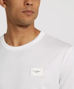 Dolce & Gabbana G8KJ9TFU7EQ1-T-SHIRT W0800-OPTICAL WHITE Printed T-Shirts -Dolce & Gabbana online Store dolce gabbana g8kj9tfu7eq1 t shirt 15356039 35697692 1000