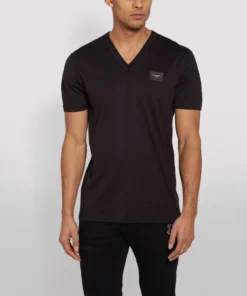 Dolce & Gabbana G8KK0TFU7EQ1-V NECK T-SHIRT N0000-BLACK Logo T-Shirts -Dolce & Gabbana online Store dolce gabbana g8kk0tfu7eq1 v neck t shirt 15298912 26496797 1000