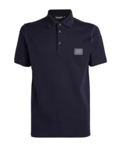 Dolce & Gabbana G8KK1TFU7EN1-S/S POLO SHIRT B0665-VERY DARK BLUE Polo Shirts