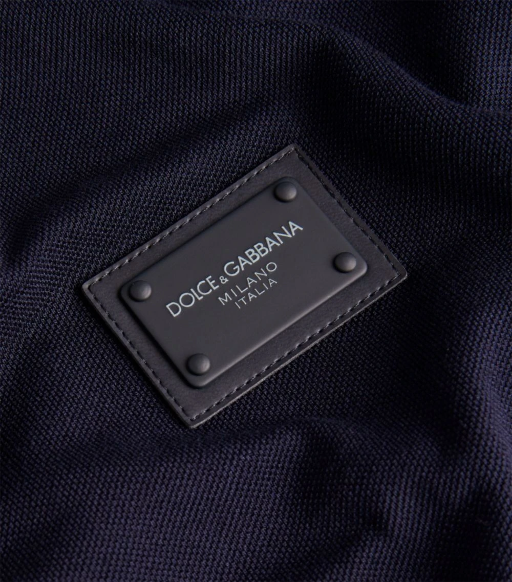 Dolce & Gabbana G8KK1TFU7EN1-S/S POLO SHIRT B0665-VERY DARK BLUE Polo Shirts 5 Dolce & Gabbana G8KK1TFU7EN1-S/S POLO SHIRT B0665-VERY DARK BLUE Polo Shirts - Image 5