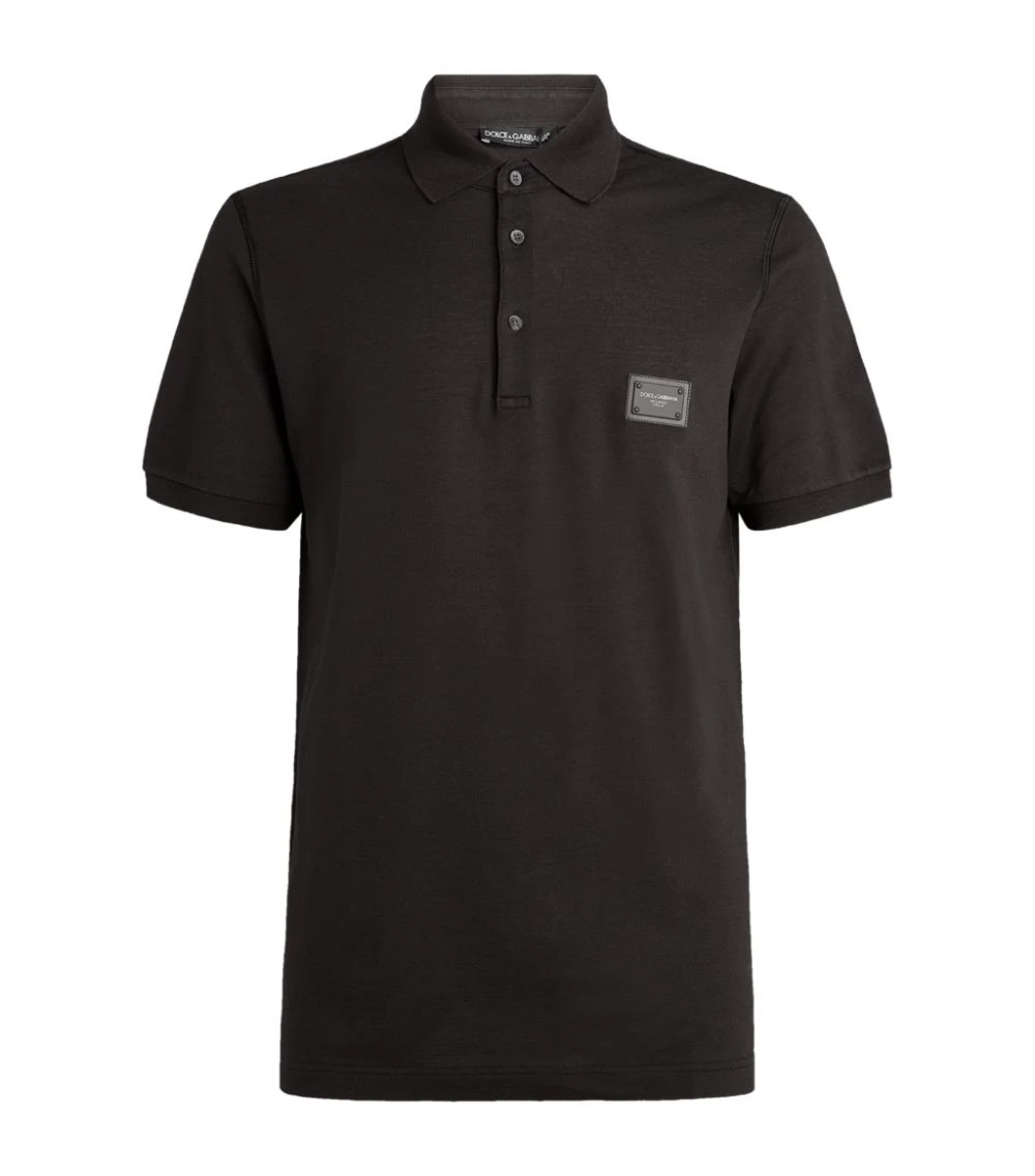 Dolce & Gabbana G8KK1TFU7EN1-S/S POLO SHIRT N2958-VERY DARK GREY Polo Shirts 1 Dolce & Gabbana G8KK1TFU7EN1-S/S POLO SHIRT N2958-VERY DARK GREY Polo Shirts