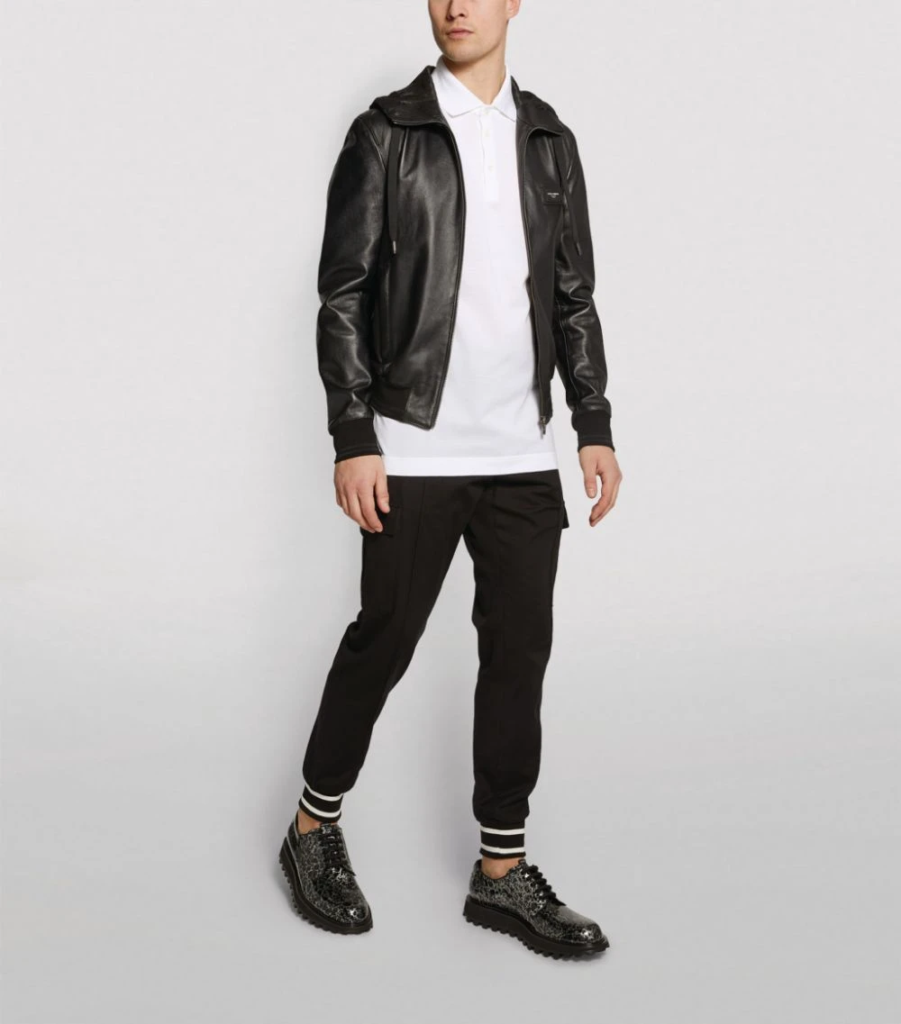 Dolce & Gabbana G8KK1TFU7EN1-S/S POLO SHIRT W0800-OPTICAL WHITE Polo Shirts 5 Dolce & Gabbana G8KK1TFU7EN1-S/S POLO SHIRT W0800-OPTICAL WHITE Polo Shirts - Image 5