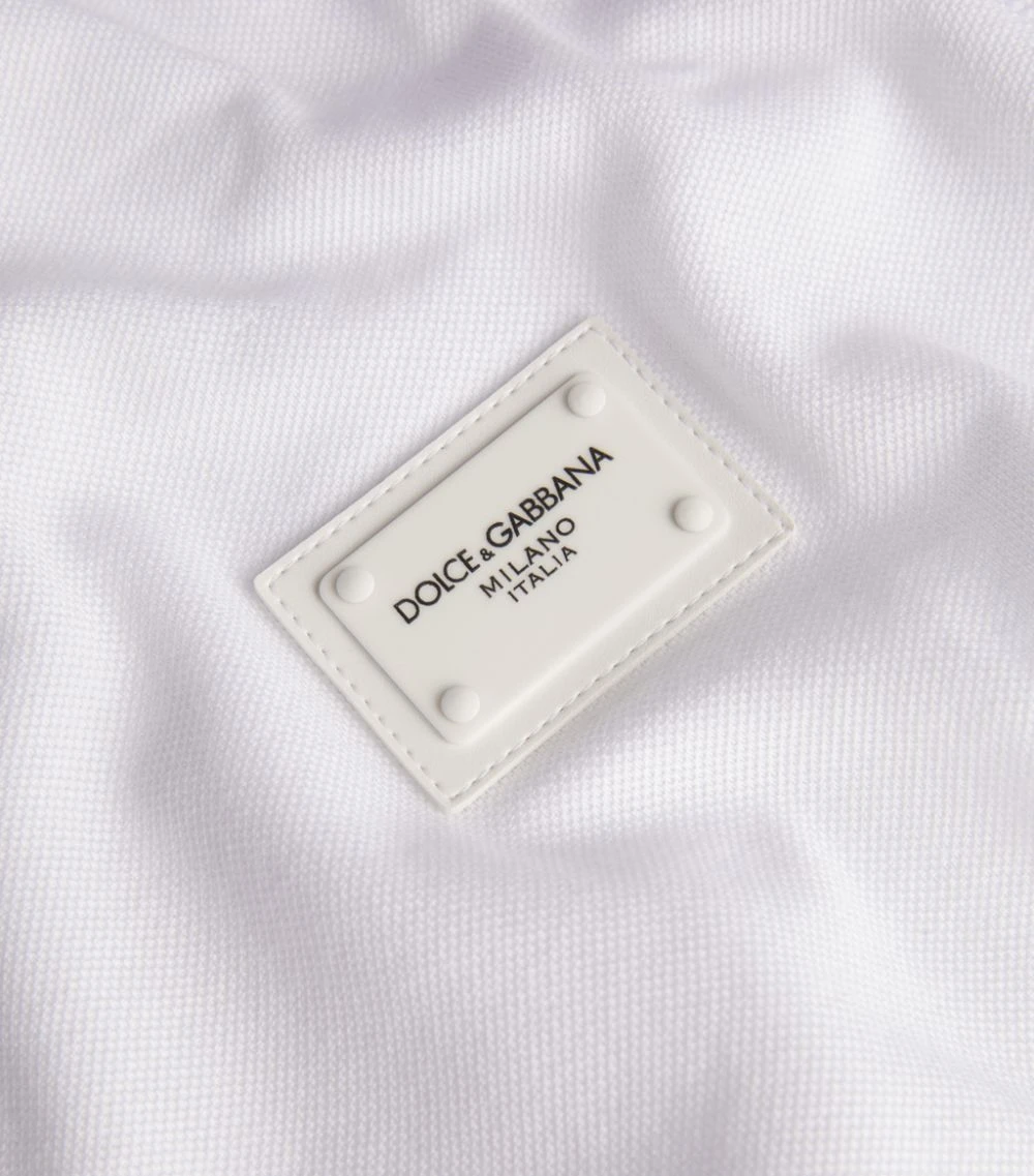Dolce & Gabbana G8KK1TFU7EN1-S/S POLO SHIRT W0800-OPTICAL WHITE Polo Shirts 9 Dolce & Gabbana G8KK1TFU7EN1-S/S POLO SHIRT W0800-OPTICAL WHITE Polo Shirts - Image 9