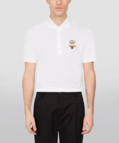 Dolce & Gabbana G8LZ1ZG7WUR1-S/S POLO SHIRT W0800-OPTICAL WHITE Polo Shirts -Dolce & Gabbana online Store dolce gabbana g8lz1zg7wur1 s s polo shirt 15782384 28695123 1000