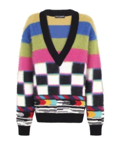 Dolce & Gabbana Glitch Print Sweater S9000-COMBINED COLOU Sweaters