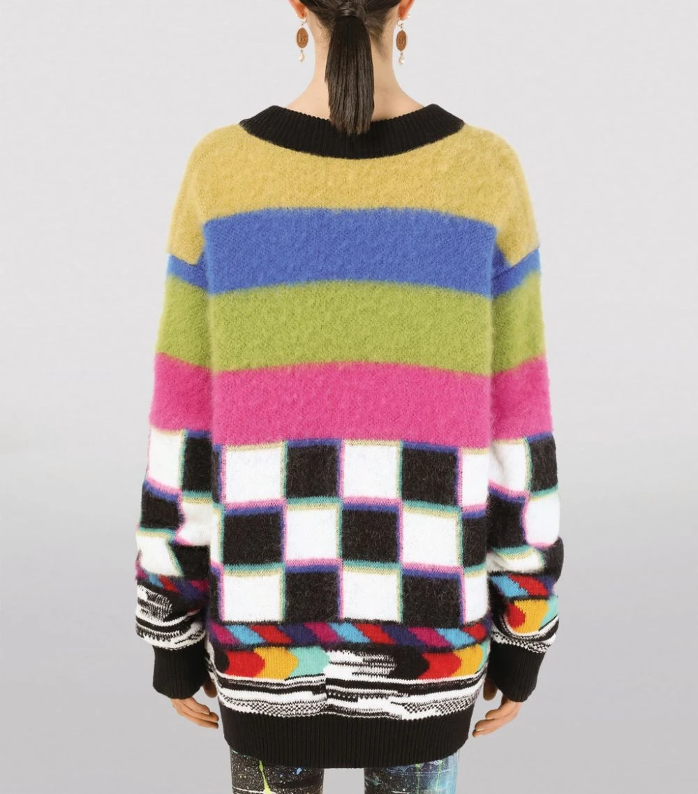 Dolce & Gabbana Glitch Print Sweater S9000-COMBINED COLOU Sweaters 4 Dolce & Gabbana Glitch Print Sweater S9000-COMBINED COLOU Sweaters - Image 4
