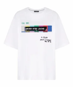 Dolce & Gabbana Glitch Print T-Shirt HW3GJ-DG TV2 FDO.BIA T-shirts