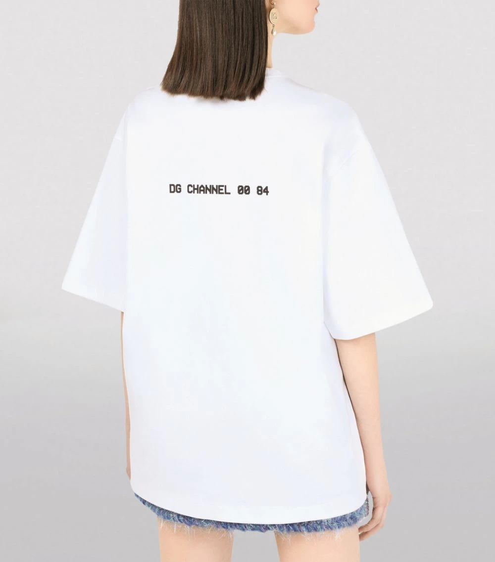 Dolce & Gabbana Glitch Print T-Shirt HW3GJ-DG TV2 FDO.BIA T-shirts 4 Dolce & Gabbana Glitch Print T-Shirt HW3GJ-DG TV2 FDO.BIA T-shirts - Image 4