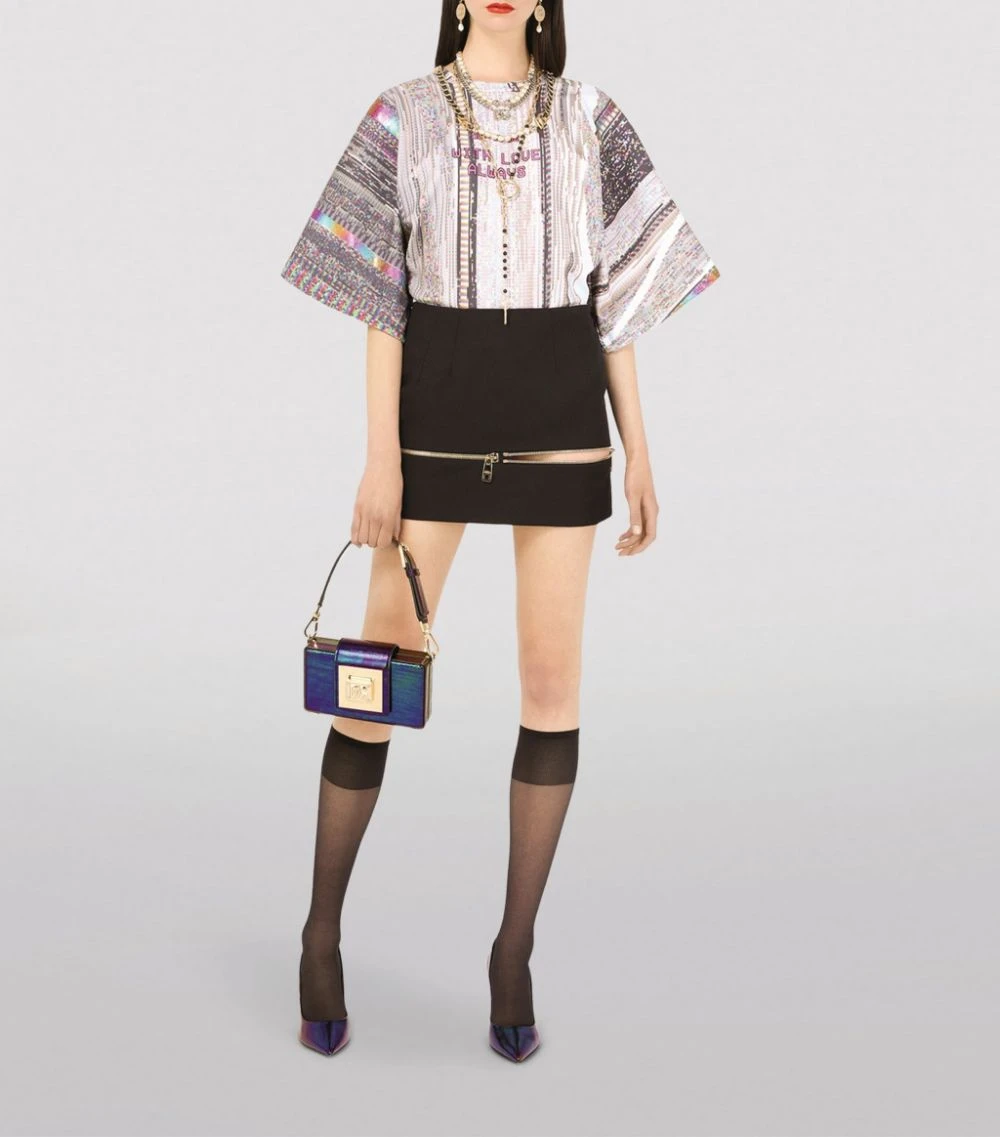 Dolce & Gabbana Glitch Print T-Shirt HJ3FN-TV2 FDO.GRIGIO T-shirts 2 Dolce & Gabbana Glitch Print T-Shirt HJ3FN-TV2 FDO.GRIGIO T-shirts - Image 2