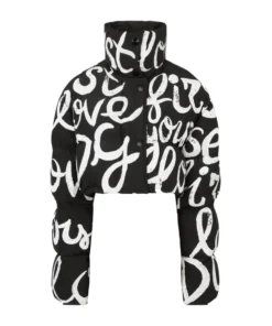 Dolce & Gabbana Graffiti Logo Puffer Jacket S9000-COMBINED COLOU Puffer Jackets